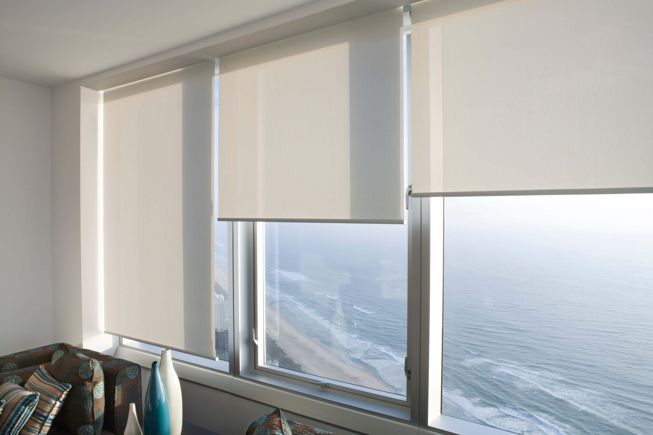 Custom Outdoor Roller Blinds in Gold Coast Double Roller Blinds